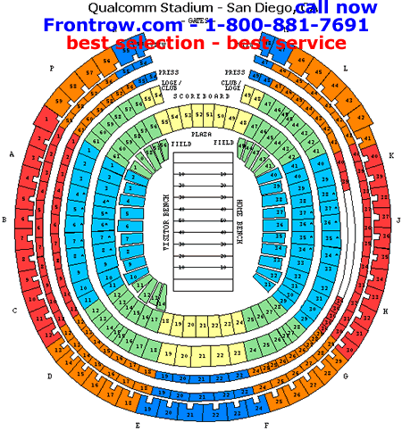 Charger Stadium Seating Chart View